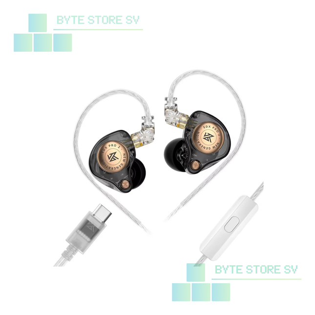 KZ EDX PRO 2 - BLACK - USB C