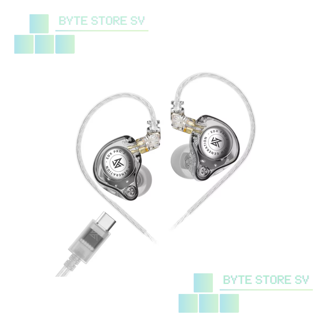 KZ EDX PRO 2 - CRYSTAL- USB C